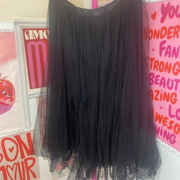 Ungaro Kendall Dotted Mesh Skirt NWT - Picture 7 of 13